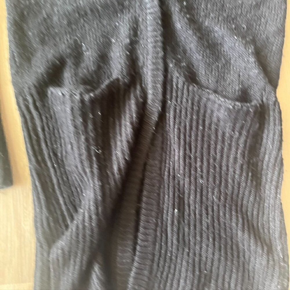 Cheap Monday Hook chunky knit zip Front Cardigan Black small oversized - Picture 3 of 13